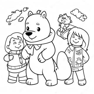 Arthur And Friends Adventure Coloring Page 9447-7714