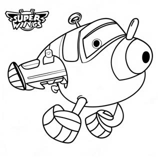 Super Wings Coloring Pages