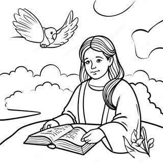 Scripture Coloring Page 9516-7765