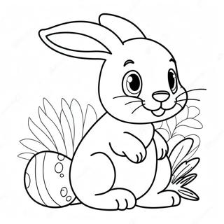 Full Size Easter Bunny Coloring Page 9536-7777