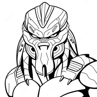 Predator Coloring Page 9546-7791