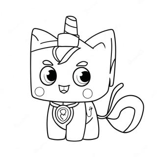 Unikitty Coloring Page 9556-7798