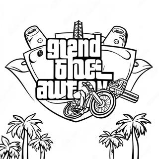 Gta Coloring Pages