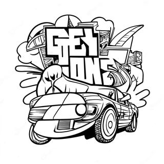 Gta V Logo Coloring Page 9576-7815