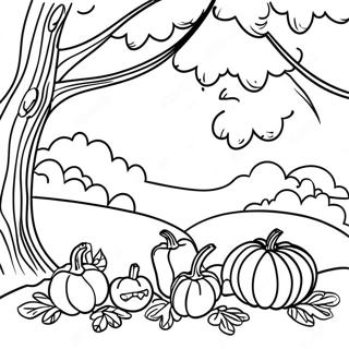 Fall For Adults Coloring Page 9586-7828