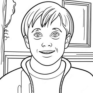 Kevin Mccallister In The House Coloring Page 9607-7840