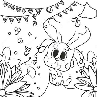 Fiesta Celebration Coloring Page 9646-7876