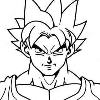 Goku Ultra Instinct Coloring Pages