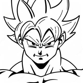 Goku Ultra Instinct Coloring Page 9696-7914