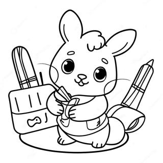 Calico Critters Coloring Page 9716-7925