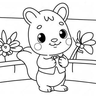 Calico Critters Coloring Page 9716-7927