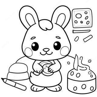 Calico Critters Coloring Page 9716-7928