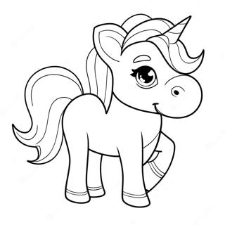 Unicorn Puppy Coloring Pages