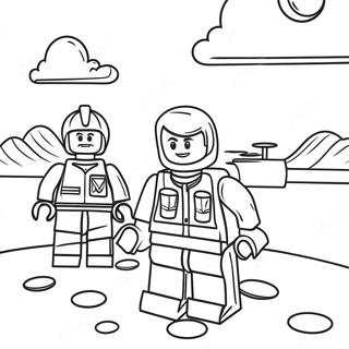 Lego Dreamzzz Adventure Scene Coloring Page 9747-7950