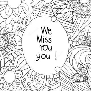 We Miss You Coloring Page 9786-7979