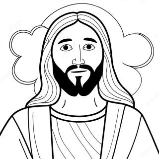 Jesus Loves Me Coloring Page 9796-7989