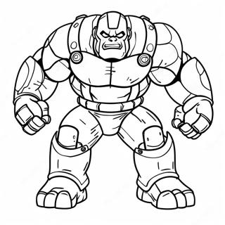 Hulk Buster Coloring Page 9806-8004