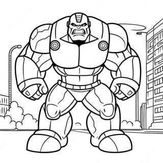 Hulk Buster Coloring Pages