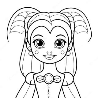 Draculaura Coloring Pages