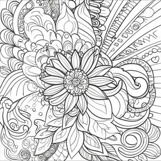 Trendy Patterns Coloring Page 9846-8026