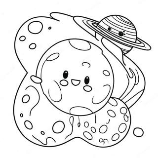 5 Dwarf Planets Coloring Pages