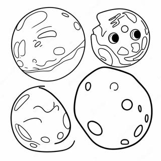 Dwarf Planets Coloring Page 9856-8034