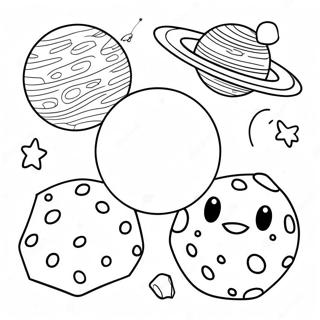 Dwarf Planets Coloring Page 9856-8035