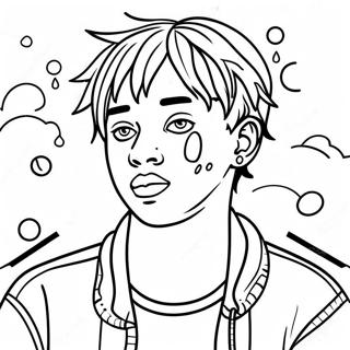 Juice Wrld Coloring Pages