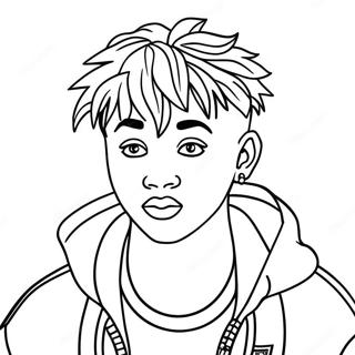 Juice Wrld Coloring Page 9866-8052