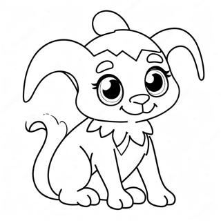 Elf Pets Coloring Pages