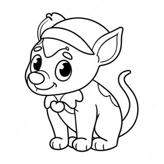 Elf Pets Coloring Page 9876-8054