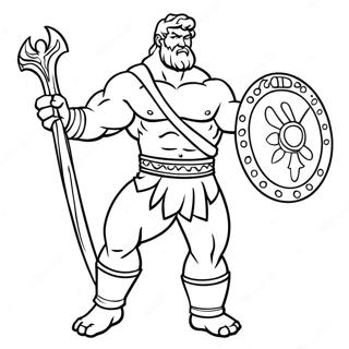 Hercules Coloring Page 9886-8060