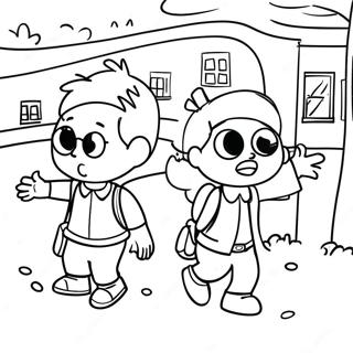 School's Out Coloring Pages