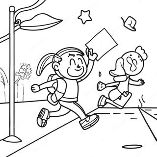 School S Out Fun Coloring Page 9896-8071