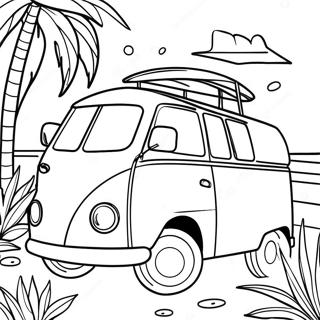 Summer Vacation Adventure Coloring Page 9897-8073