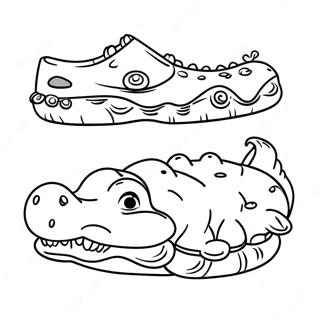 Crocs Coloring Page 9906-8077