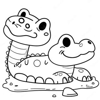 Crocs Coloring Page 9906-8078