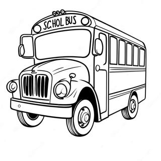 School Bus Coloring Pages