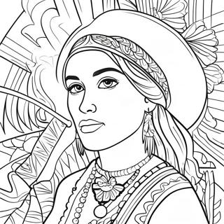 Hispanic Heritage Coloring Page 991-790