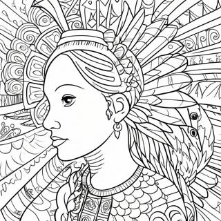 Hispanic Heritage Coloring Page 991-791