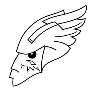 Patriots Logo Coloring Page 9936-8098