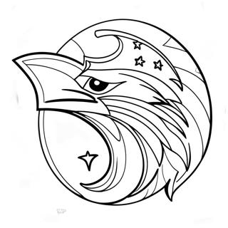 Patriots Logo Coloring Page 9936-8099