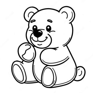 Gummy Bear Coloring Page 9946-8108