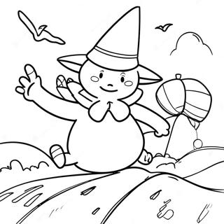 Room On The Broom Coloring Pages