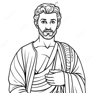 Joseph With Colorful Coat Coloring Page 9987-8154